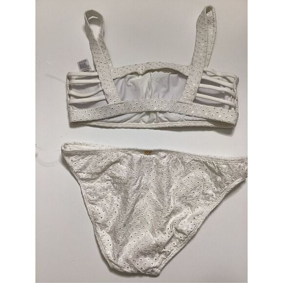 New. Pilyq white bikini set. Medium. Retails $149 - Picture 13 of 14